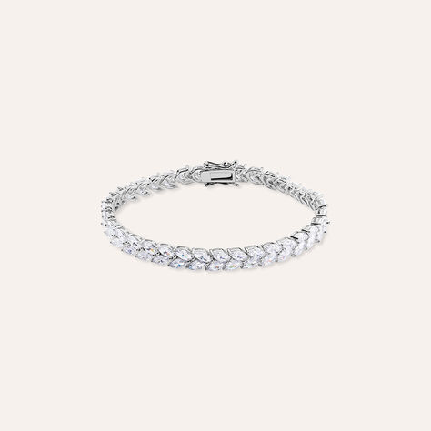 Bracciale Tennis Silver Elegance Argento Rodiato Cubic Zirconia - Bracciali Tennis Donna | Stroili