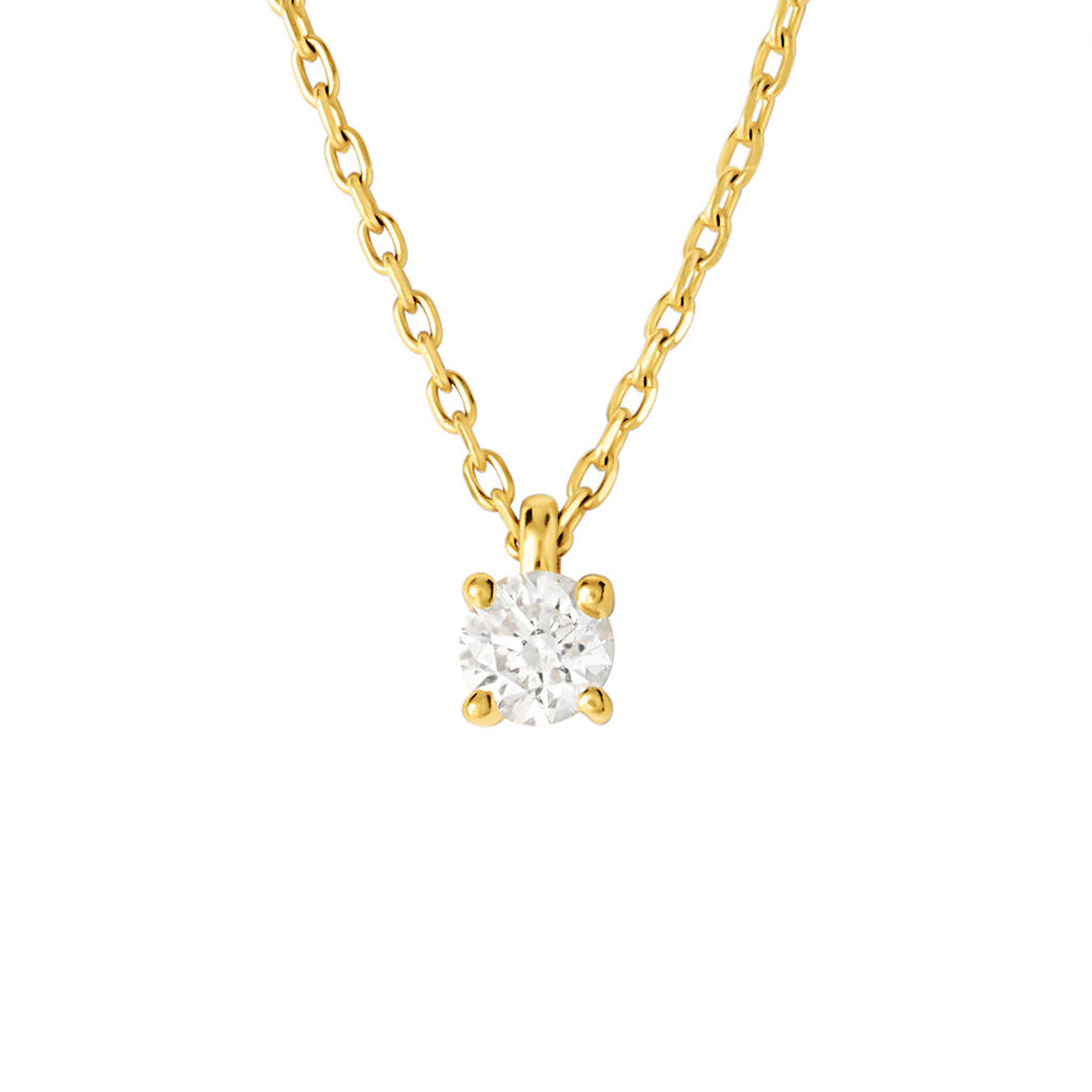 Collana Punto Luce Grace Oro Giallo Diamante - Collane Punto Luce Donna | Stroili