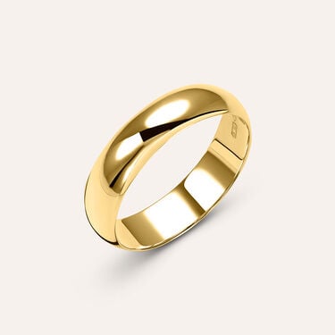 Fede Mantovana Leggera 5 mm Oro Giallo