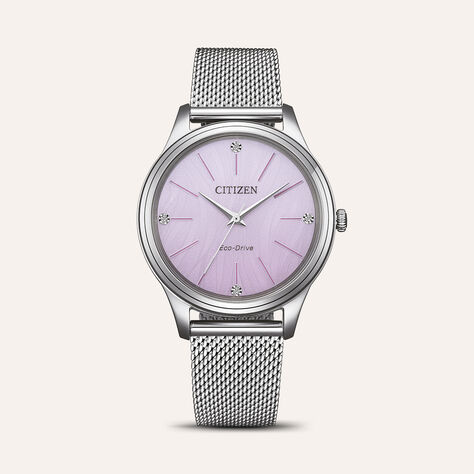 Orologio Eco Drive Citizen Ore Felici Em1220-82x - Orologi solo Tempo Donna | Stroili