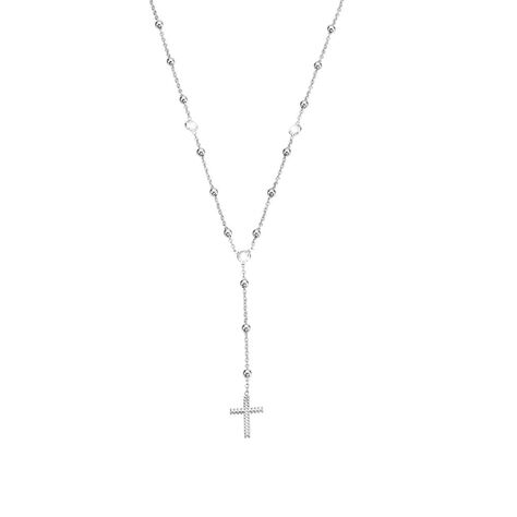 Collana Rosario Silver Soul Argento Rodiato Cubic Zirconia - Collane Rosario Donna | Stroili