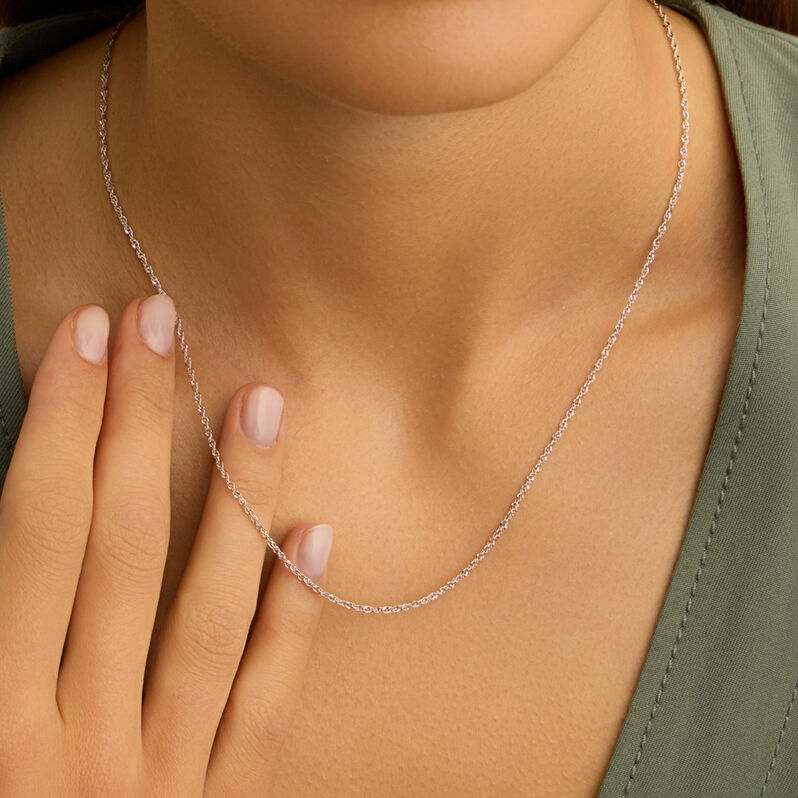 Catenina Silver Collection Argento Rosa - Collane Catena Donna | Stroili