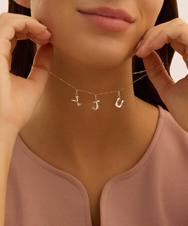 Pendente Love Beats Argento Rodiato