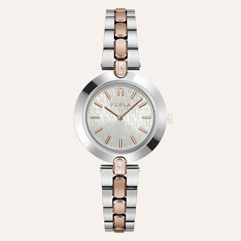 Orologio Al Quarzo Furla Logo Links Ww00002004l5 - Orologi solo Tempo Donna | Stroili