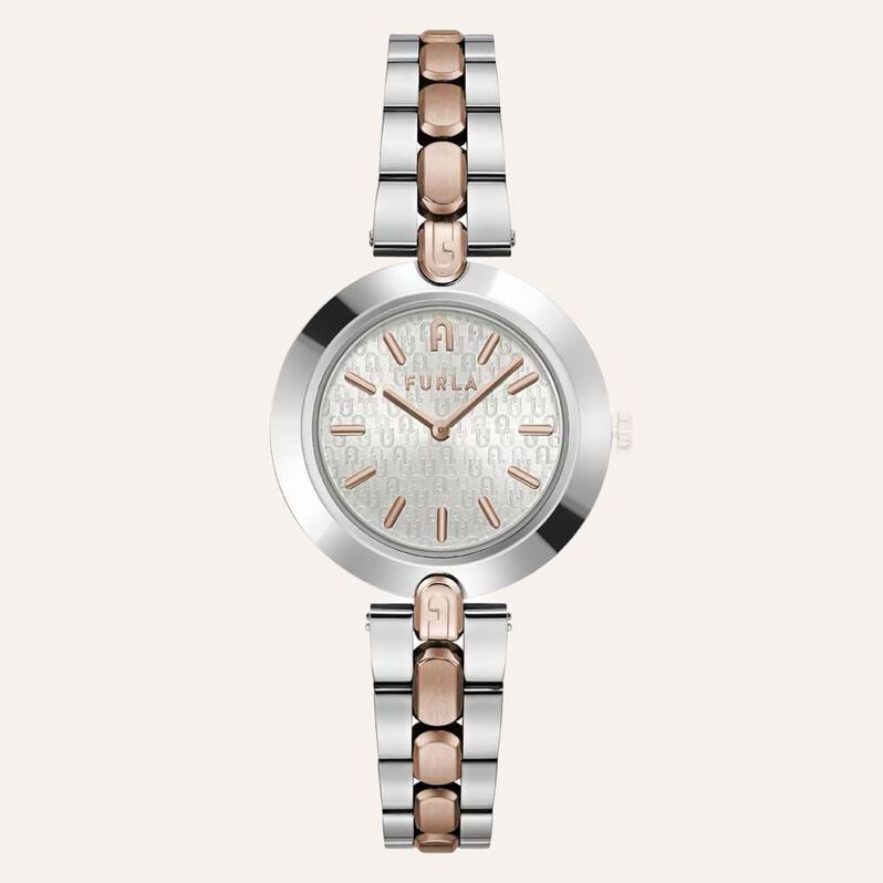 Orologio Al Quarzo Furla Logo Links Ww00002004l5 - Orologi solo Tempo Donna | Stroili
