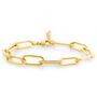 Bracciale Lady Code Acciaio Dorato Cristallo