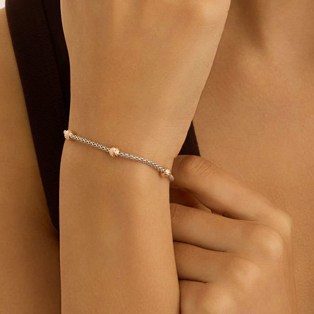 Bracciale Golden Lover Oro Bicolore - Bracciali Donna | Stroili