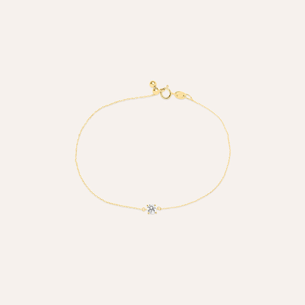 Bracciale Punto Luce Claire Oro Giallo Cubic Zirconia