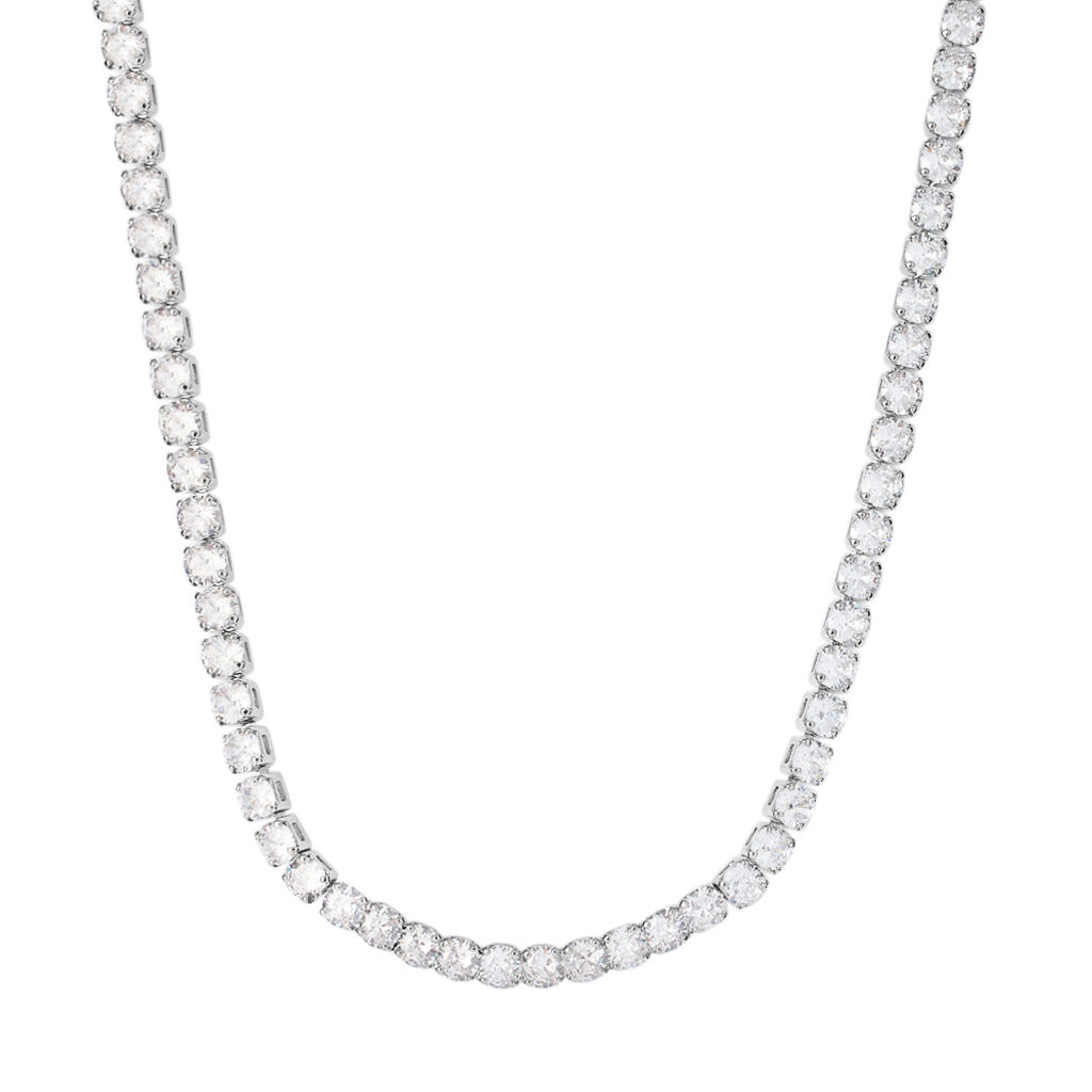 Collana Tennis Romantic Shine Metallo Cristallo - Collane Tennis Donna | Stroili