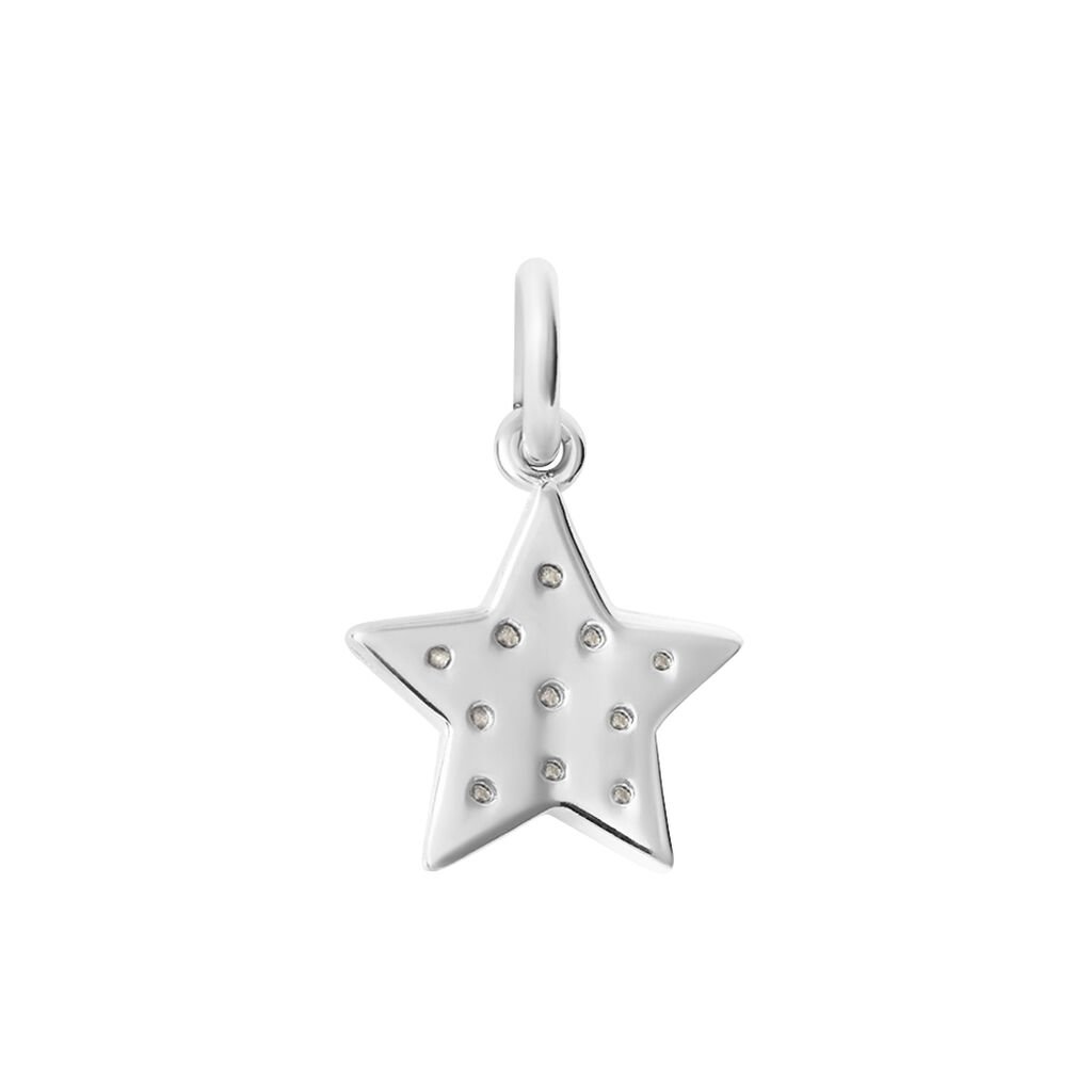 Pendente Poème Oro Bianco Cubic Zirconia - Ciondoli Donna | Stroili
