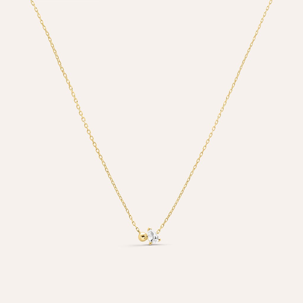 Collana Diamade Glam Oro Giallo Diamante Lab-Grown