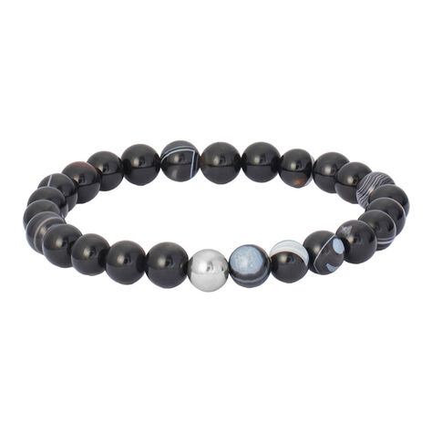 Bracciale Man Code Acciaio Onice - Bracciali Uomo | Stroili