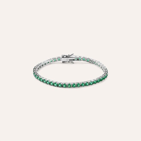 Bracciale Tennis Silver Rainbow Argento Rodiato Cubic Zirconia - Bracciali Tennis Donna | Stroili