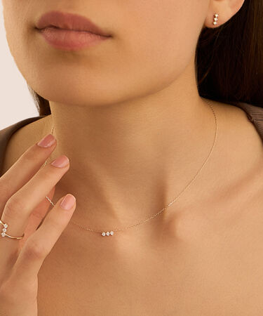 Collana Diamade Glam Oro Giallo Diamante Lab-Grown