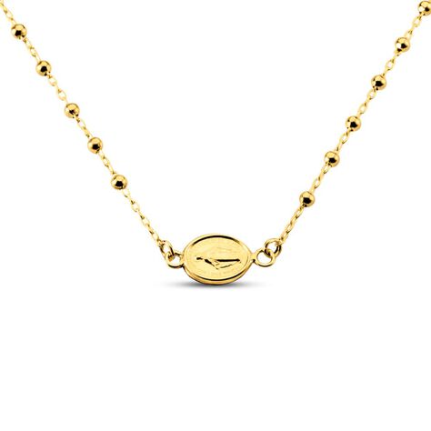 Collana Rosario Holy Oro Giallo - Collane Rosario Donna | Stroili