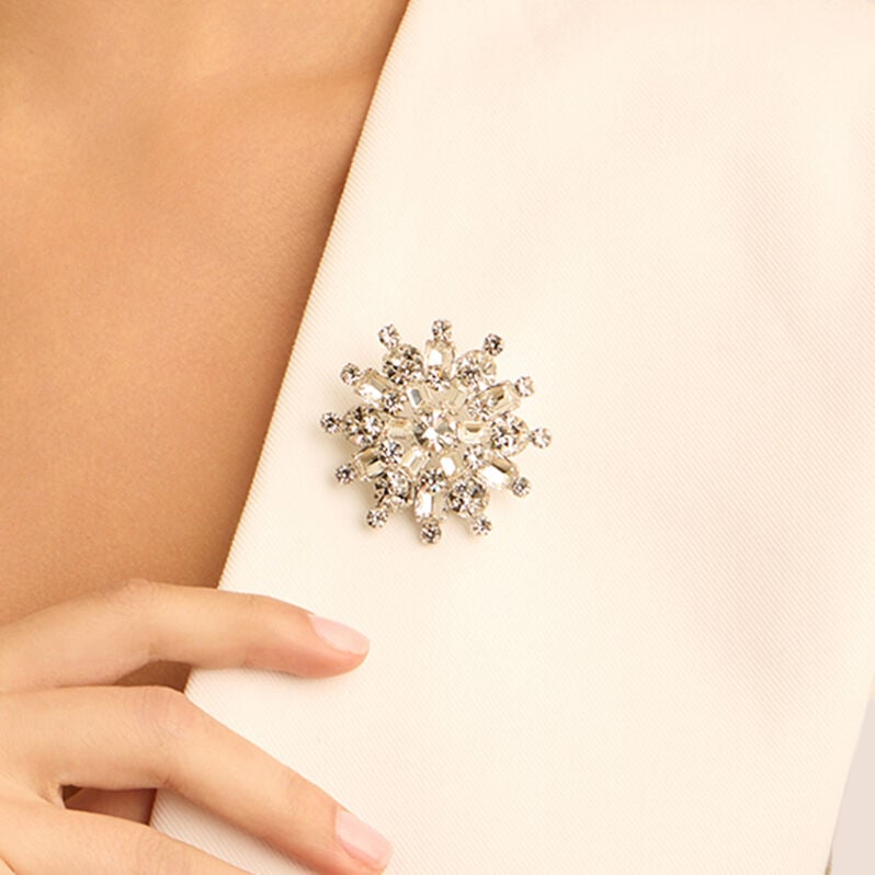 Spilla Romantic Shine Ottone Cristallo - Gioielli Donna | Stroili