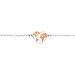 Bracciale Silver Collection Argento Bicolore Bianco / Rosa - Bracciali Love Donna | Stroili