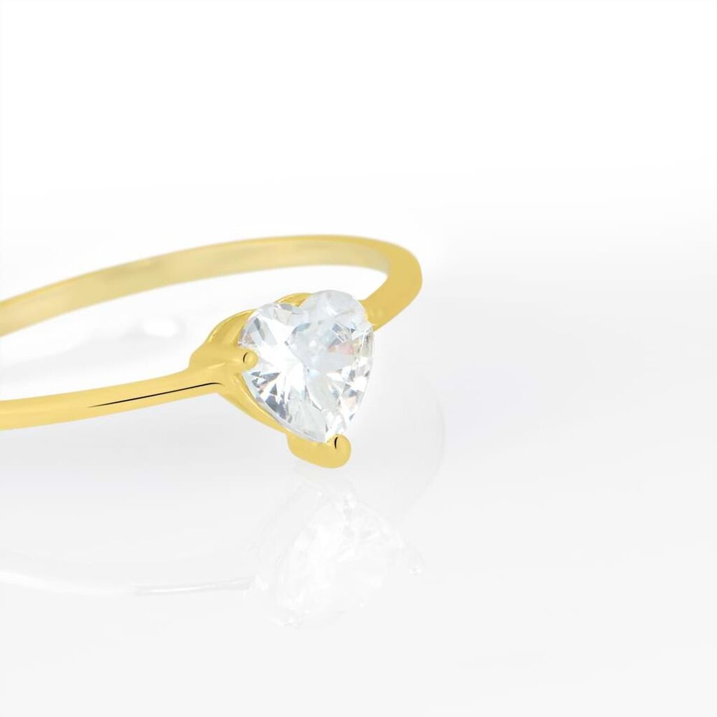 Anello Solitario Claire Oro Giallo Cubic Zirconia - Anelli con Pietre Donna | Stroili