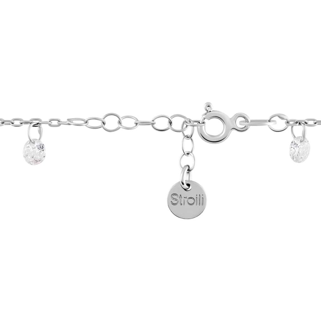 Cavigliera Silver Elegance Argento Rodiato Cubic Zirconia - Cavigliere Donna | Stroili