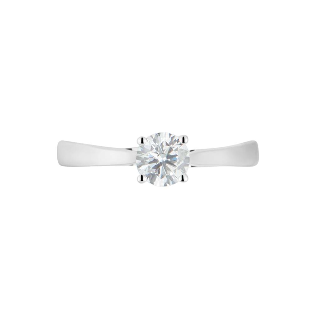 Anello Solitario Diamade Oro Bianco Diamante Lab-Grown - Anelli con Pietre Donna | Stroili