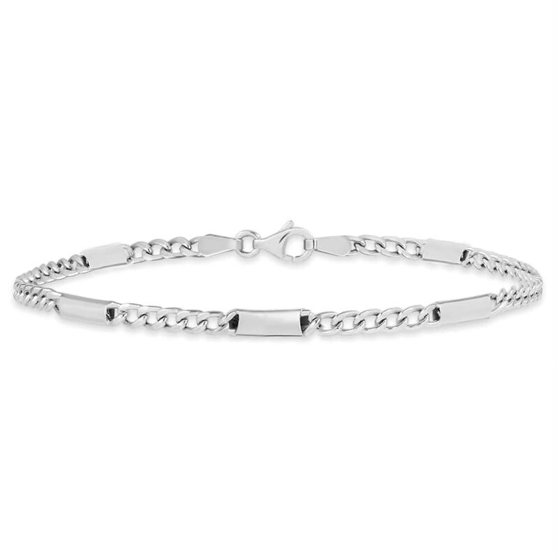 Bracciale Catena L'homme Or Oro Bianco - Bracciali Uomo | Stroili