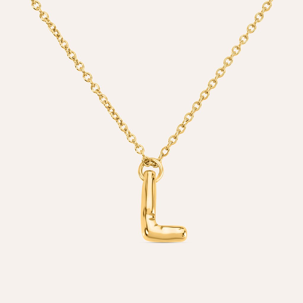 Collana Radiance Acciaio Dorato
