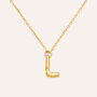 Collana Radiance Acciaio Dorato