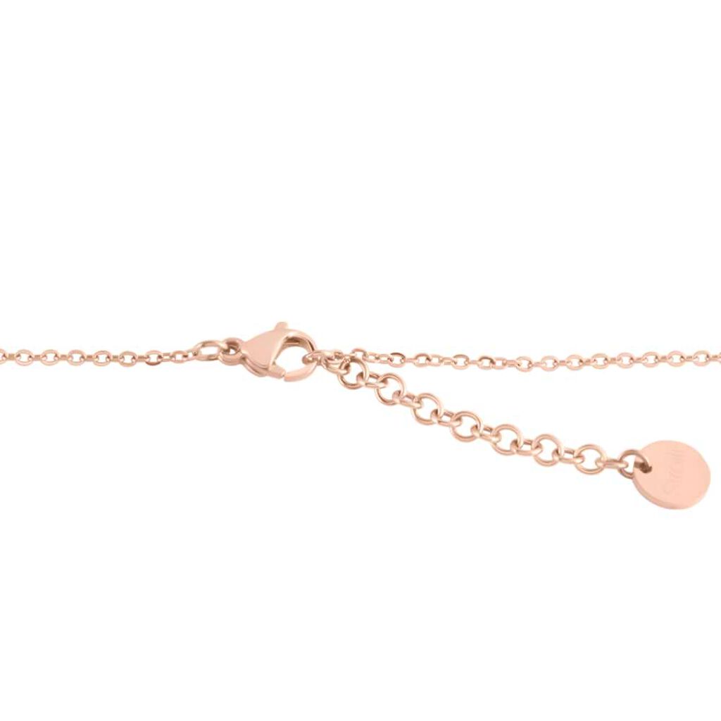 Collana Lady Sweet Acciaio Rosa Cristallo - Collane Donna | Stroili