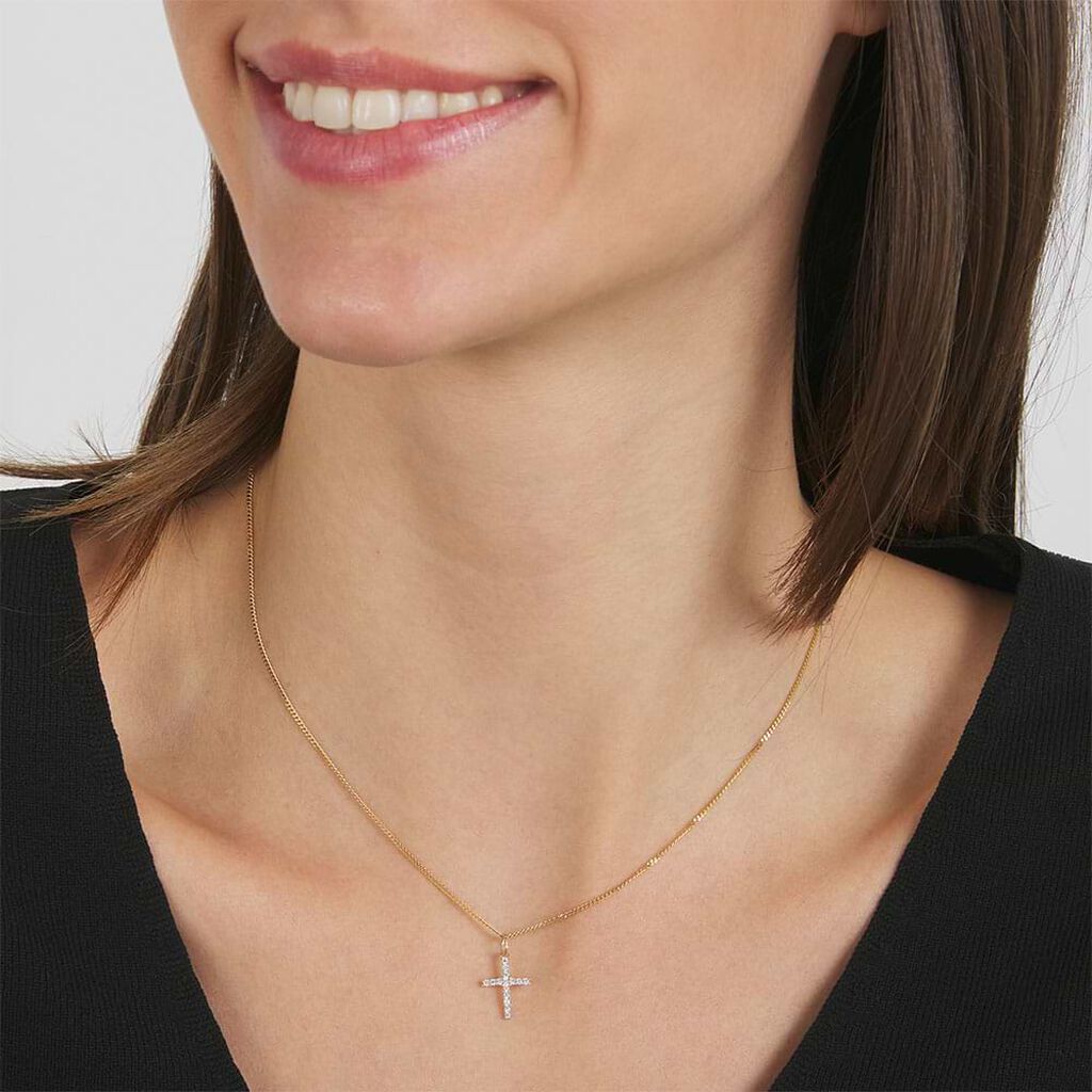 Pendente Holy Oro Giallo Cubic Zirconia - Ciondoli Donna | Stroili