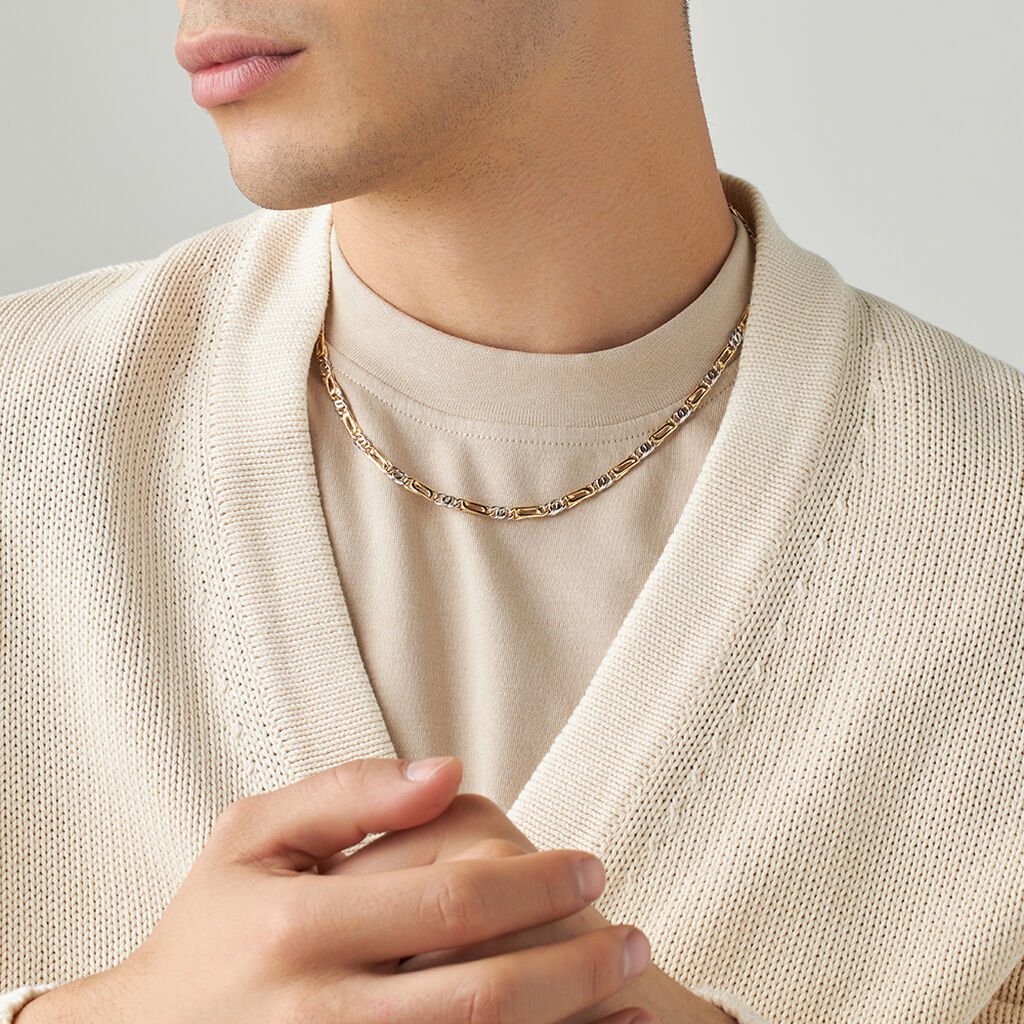 Catena L'homme Or Oro Bicolore - Collane Catena Uomo | Stroili