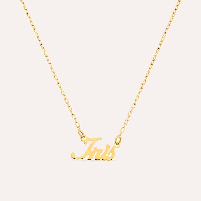 Collana Iris Gold Names Oro Giallo - Collane Unisex | Stroili
