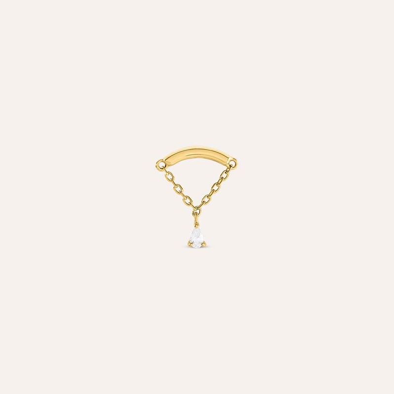 Piercing Orecchio Bon Ton Oro Giallo Cubic Zirconia - Piercing Orecchio Donna | Stroili