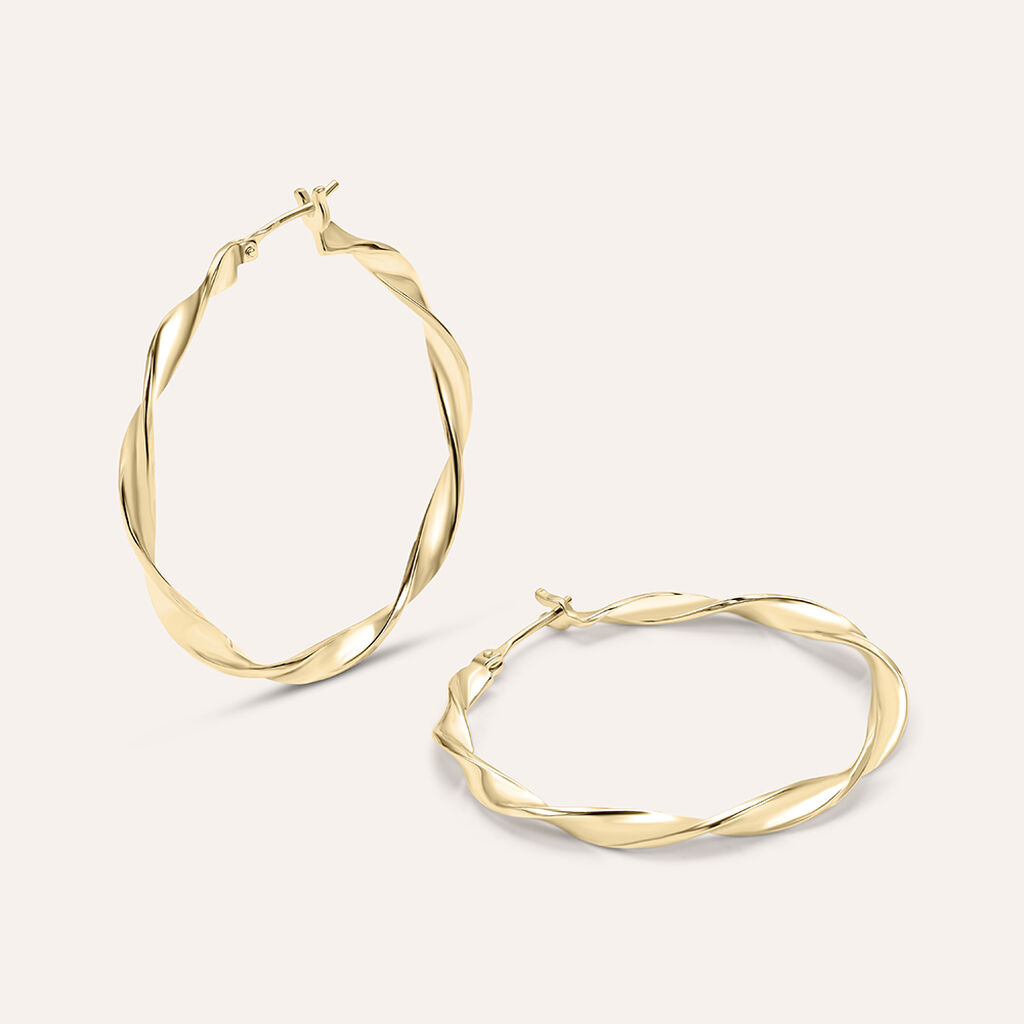Orecchini A Cerchio Golden Dream Placcato Oro Giallo - Orecchini a Cerchio Donna | Stroili