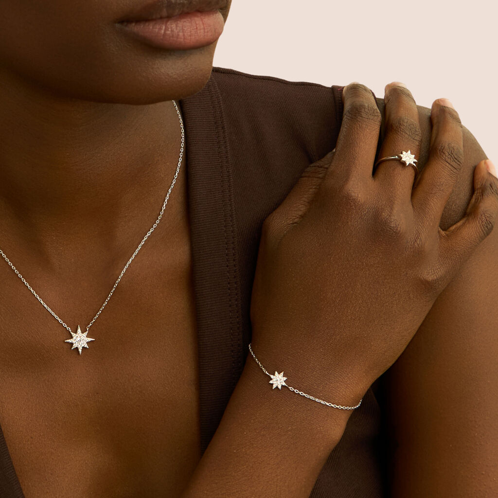 Collana Silver Moments Argento Rodiato Cubic Zirconia - Collane Donna | Stroili