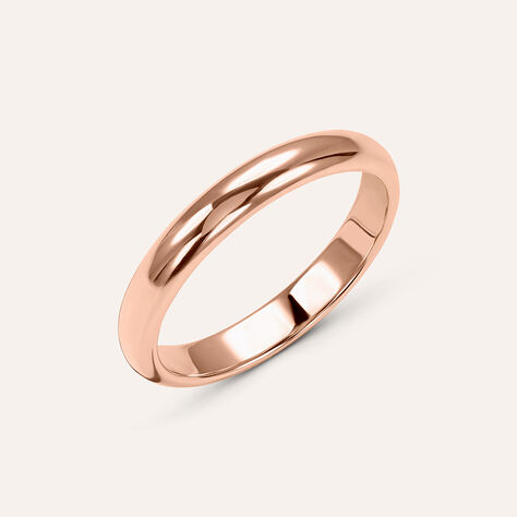 Fede Classica Leggera 3.2 mm Oro Rosa - Anelli con Incisione Unisex | Stroili