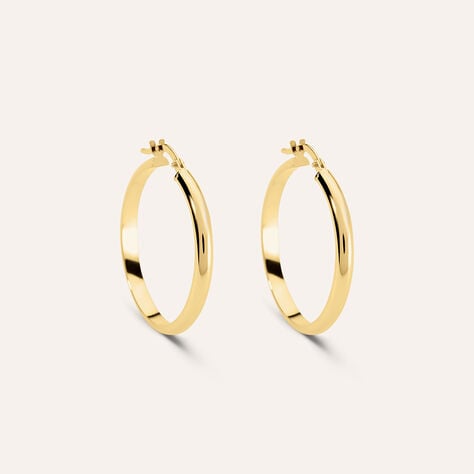 Orecchini A Cerchio Toujours Oro Giallo - Orecchini a Cerchio Donna | Stroili