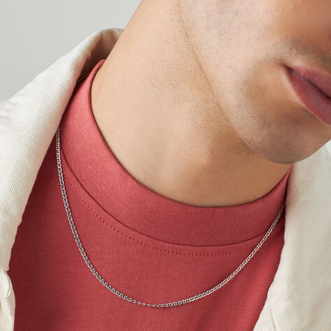 Catena L'homme Or Oro Bianco - Collane Catena Uomo | Stroili