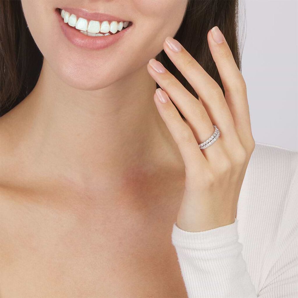 Anello Fantasia Romantic Shine Metallo Cristallo - Anelli con Pietre Donna | Stroili