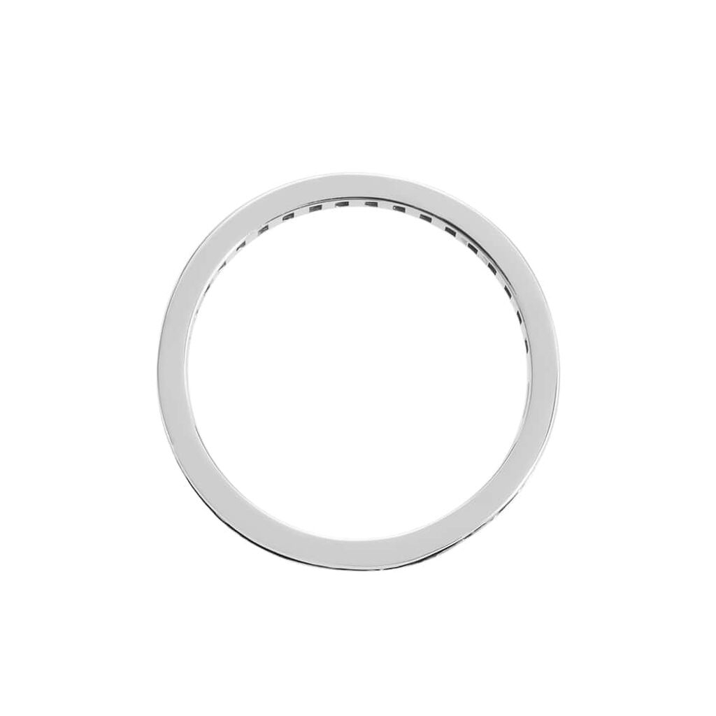 Anello Eternity L'homme Diamant Oro Bianco Diamante - Anelli Eternity Uomo | Stroili