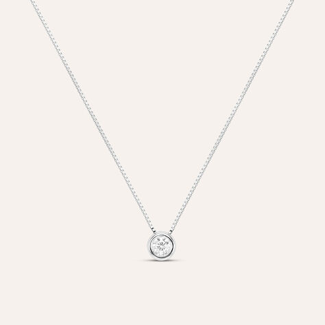 Collana Punto Luce Firmamenti Oro Bianco Diamante - Collane Punto Luce Donna | Stroili