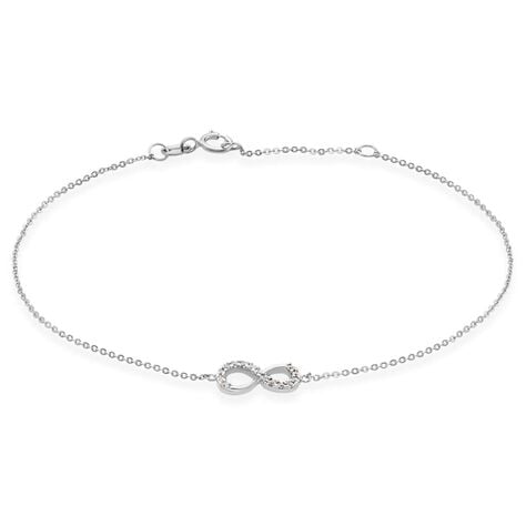 Bracciale Claire Oro Bianco Cubic Zirconia - Bracciali Amicizia Donna | Stroili