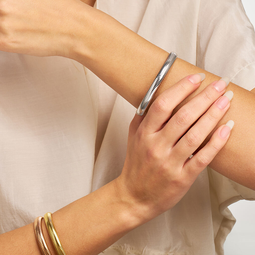 Bracciale Tubogas Lady Code Acciaio - Bracciali Donna | Stroili