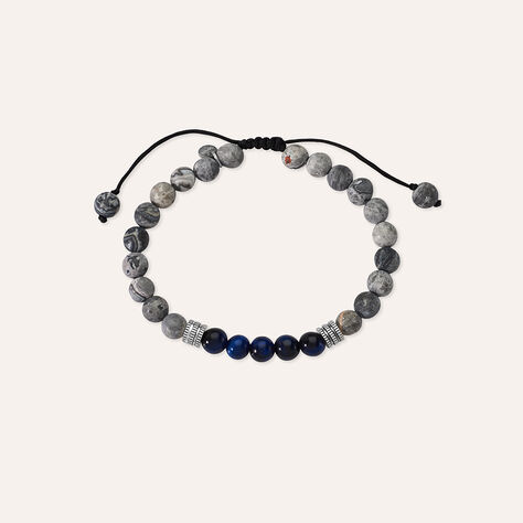 Bracciale Man Code Ottone Nero Diaspro - Bracciali Uomo | Stroili