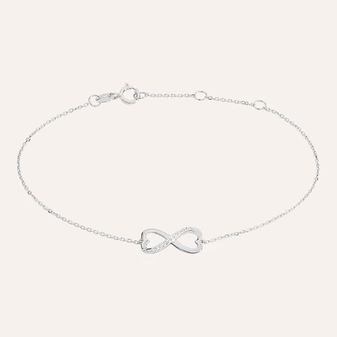 Bracciale Sophia Oro Bianco Diamante - Bracciali Love Donna | Stroili