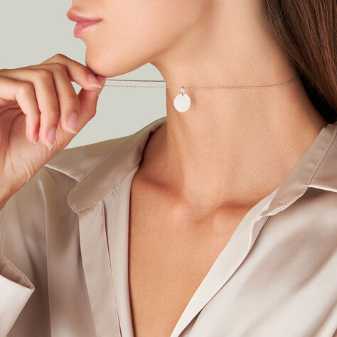 Pendente Poème Oro Bianco - Ciondoli con Incisione Donna | Stroili