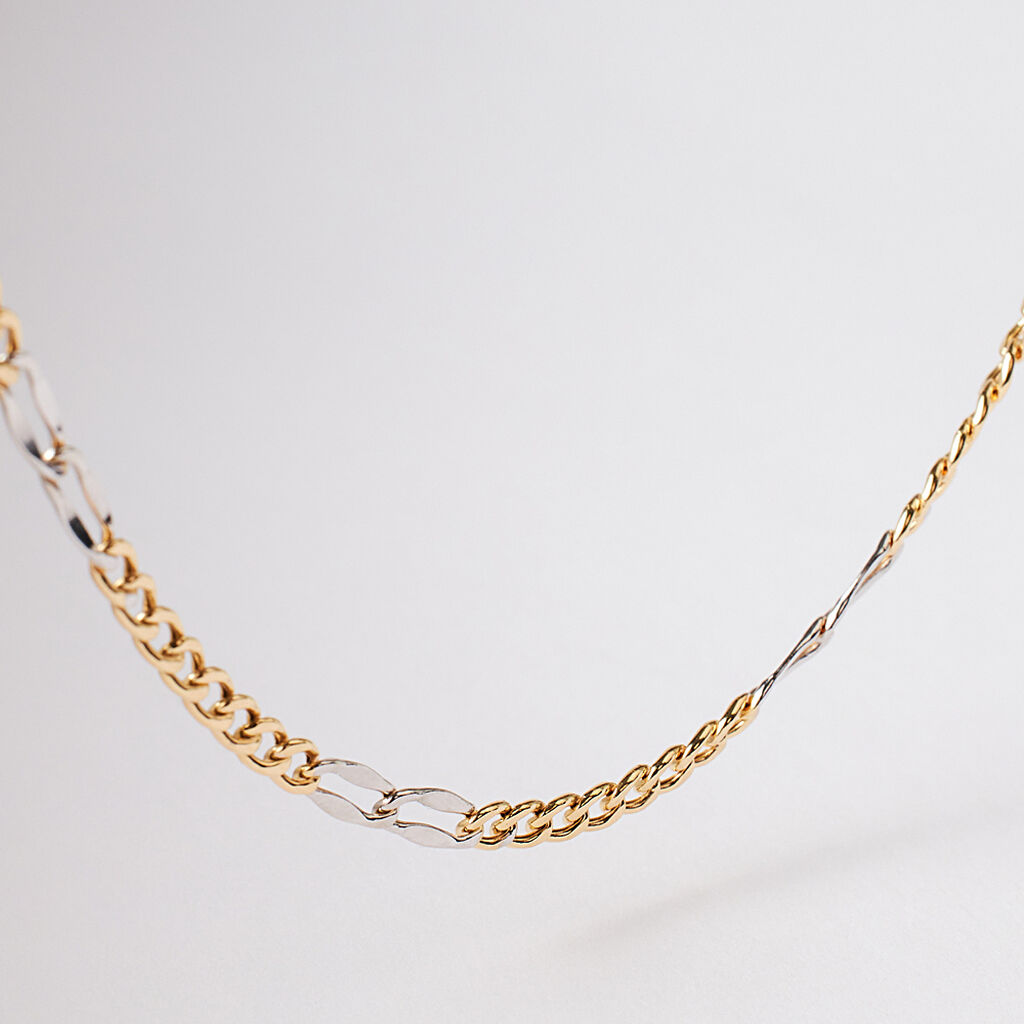Bracciale Catena L'homme Or Oro Bicolore - Bracciali Uomo | Stroili
