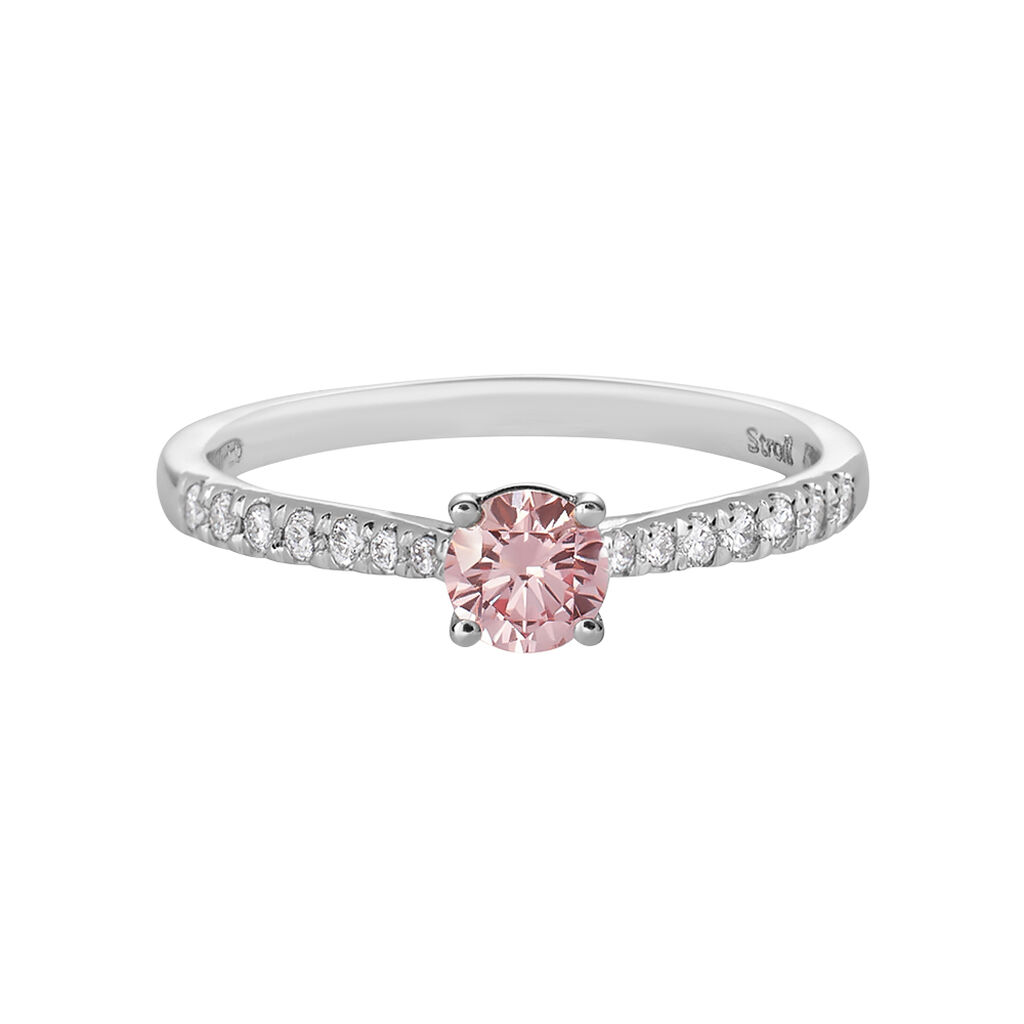 Anello Solitario Diamade Oro Bianco Diamante Lab-Grown - Anelli con Pietre Donna | Stroili