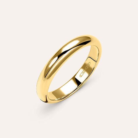 Fede Classica Leggera 3.6 mm Oro Giallo - Anelli con Incisione Unisex | Stroili