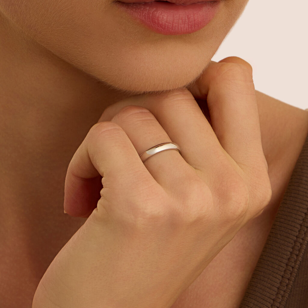 Fede Comoda 3 mm Oro Bianco