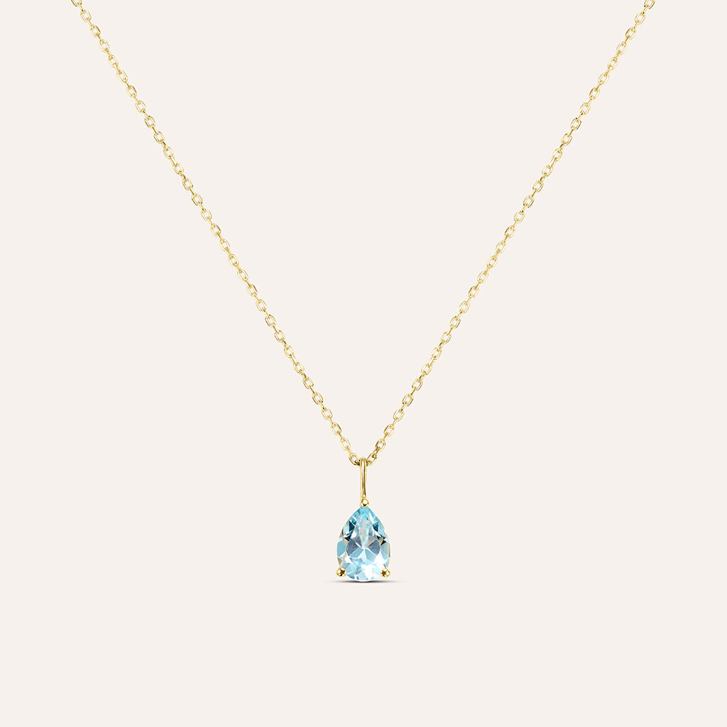 Collana Punto Luce Amélie Oro Giallo Topazio